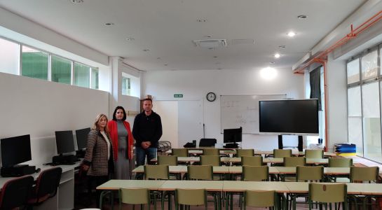 Finalizan las obras de climatización de la Escuela de Adultos de Santa Marta